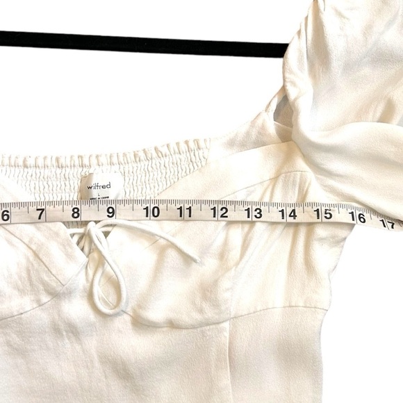 Aritzia Wilfred Novella Blouse- Smocked Back Puff Sleeve Blouse - Picture 15 of 15